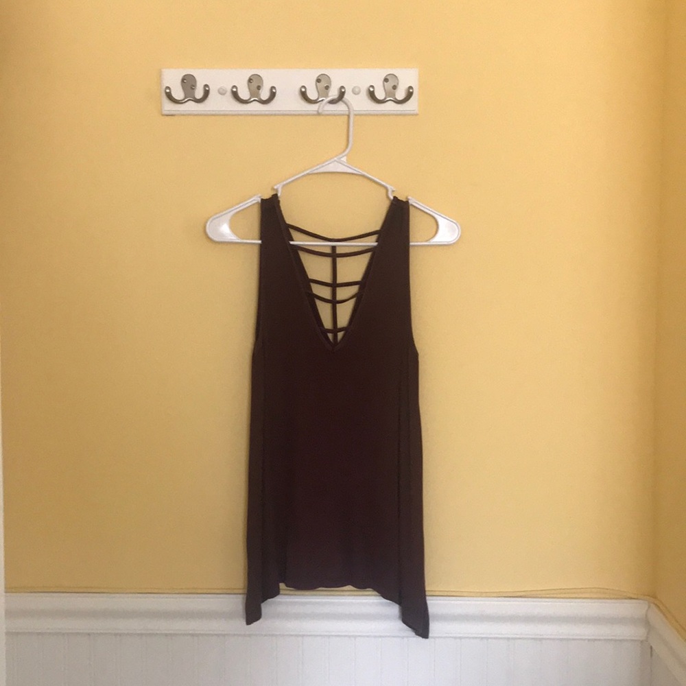 American Eagle - Dark Red Tank Tank
